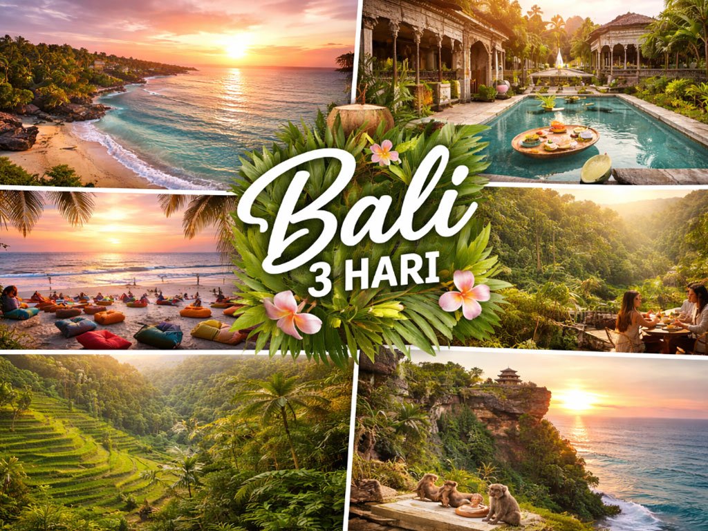 Itinerary Bali 3 Hari untuk Liburan Singkat yang Maksimal
