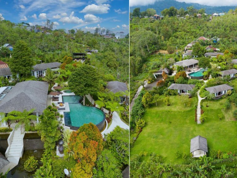Sewa villa private pool di Bali - 5-Bedroom Mountain Villa with Heated Pool & Sunset Views – North Bali – BVI3956