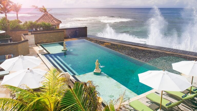 Sewa villa private pool di Bali - Luxury 6-Bedroom Beachfront Villa with Cinema, Gym & Pool – Ketewel, Bali – BALIVI5531