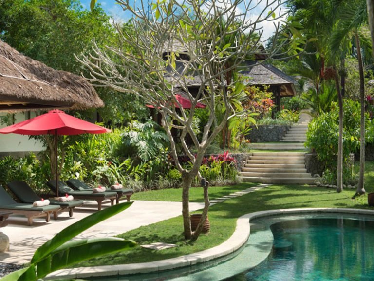 Sewa villa private pool di Bali - Tropical 3-Bedroom Villa with Rice Terrace Views – Villa Canggu BVI3390