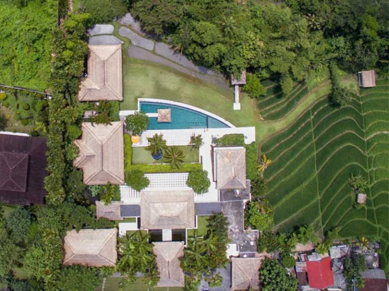 Sewa villa private pool di Bali - Luxe 6BR Estate in Canggu with Rice Field Views – 5 Mins to Echo Beach – BVI3427