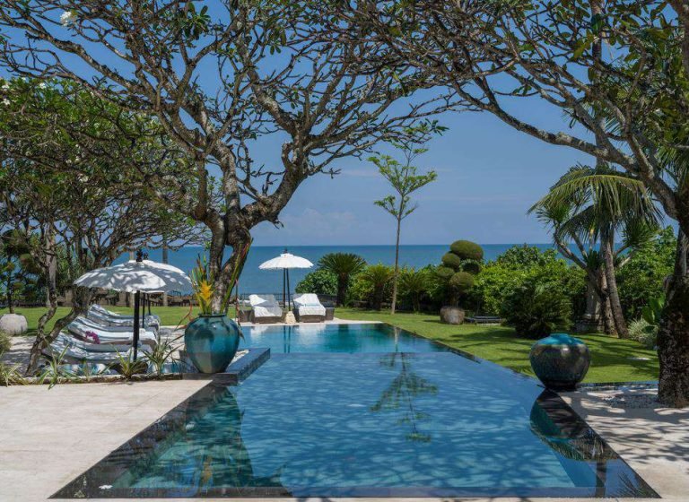 Sewa villa private pool di Bali - Beachfront 5BR Luxury Villa in Pererenan – Ocean View, Infinity Pool, Full Staff – BVI4804