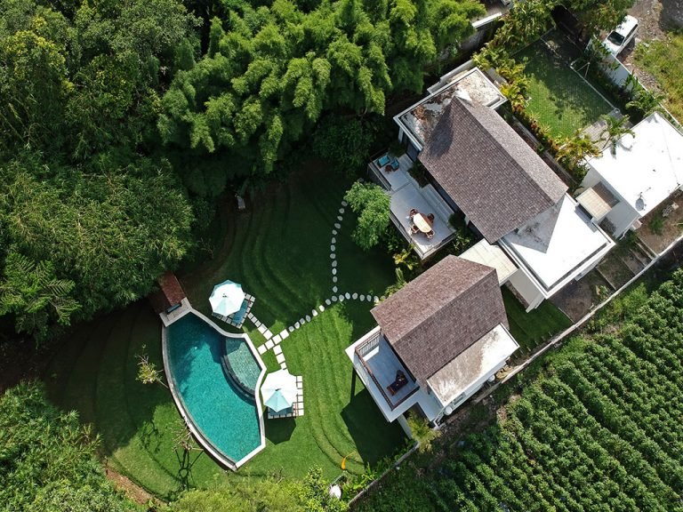 Sewa villa private pool di Bali - Riverside 3BR Villa with Rice Field Views – Pererenan, Bali – BVI5676