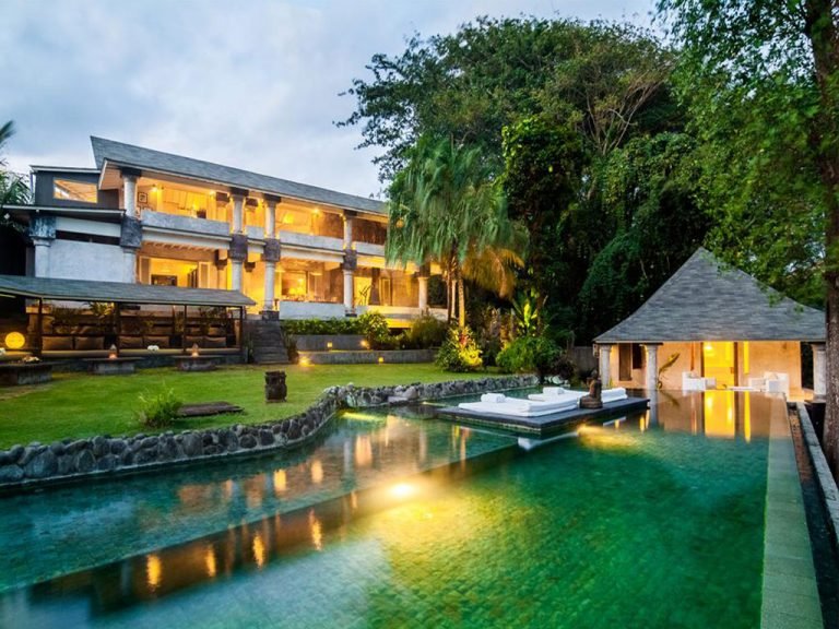 Sewa villa private pool di Bali - Tranquil 5BR Riverside Villa in Seseh – Steps to Beach, Infinity Pool, Lush Garden – BVI5059