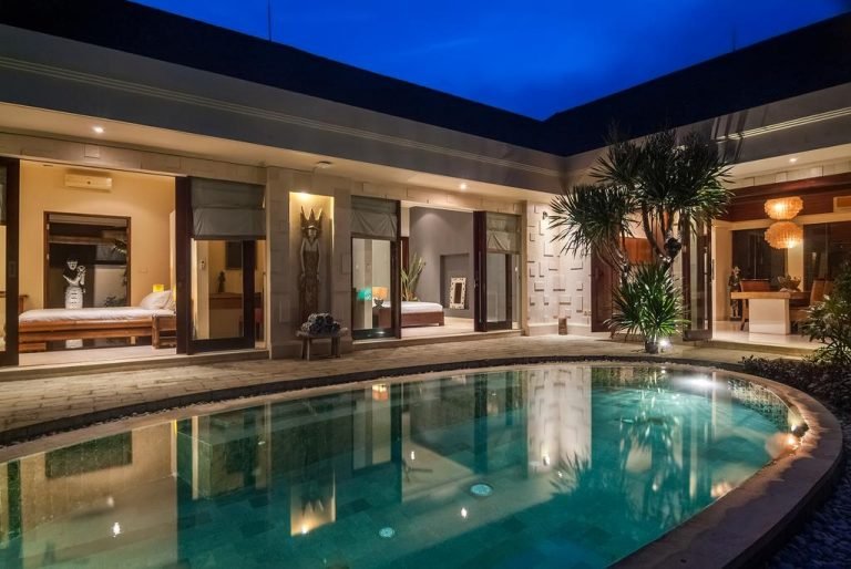 Sewa villa private pool di Bali - Stylish 3BR Boutique Villa in Sanur – Near Beach & Cafés – BVI8552