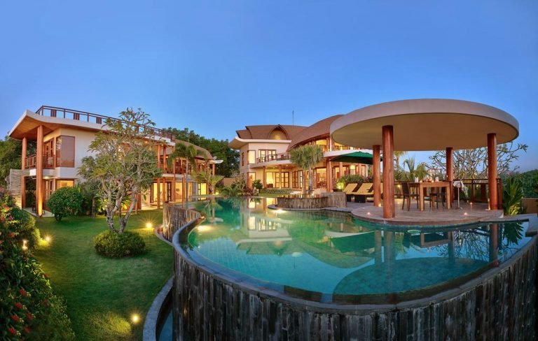 Sewa villa private pool di Bali - 5BR Ocean View Villa in Jimbaran – Infinity Pool, Rooftop Lounge & Private Spa – BVI11152
