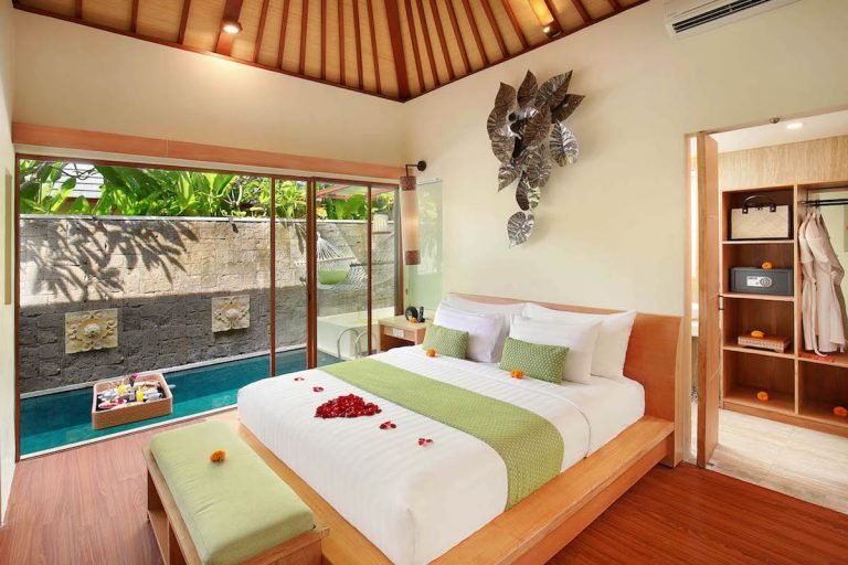 Sewa villa private pool di Bali - Romantic 1BR & 2BR Private Pool Villas in Legian – With Jacuzzi & Quiet Surroundings – BVI10451