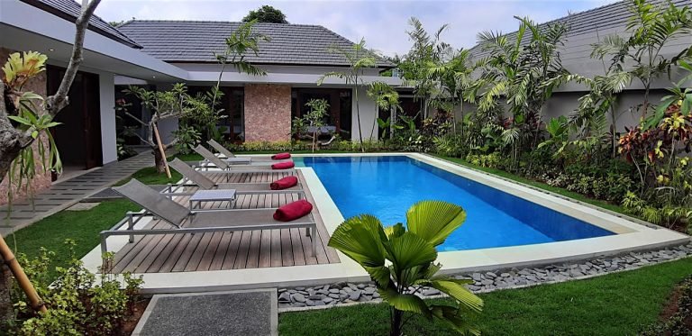 Sewa villa private pool di Bali - 4BR Villa 5 – Steps to Sanur Beach, Modern Luxury with Balinese Charm – BVI12146