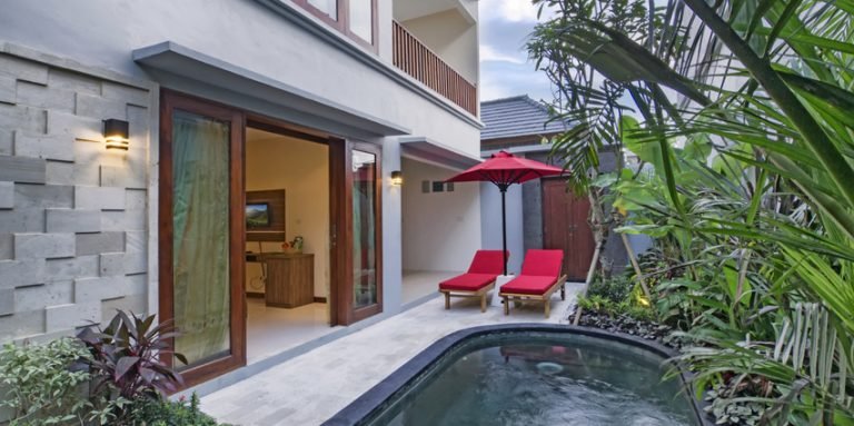 Sewa villa private pool di Bali - Romantic 1–2BR Private Pool Villas in Kerobokan – Free Shuttle to Seminyak – BVI12611