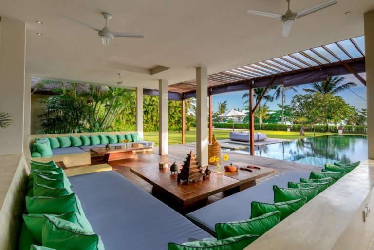 Sewa villa private pool di Bali - 4-Bedroom Luxury Villa with Ocean & Rice Field Views – Seseh Beach, Bali – BVI13843