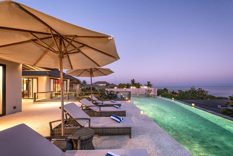 Sewa villa private pool di Bali - Oceanview 4BR Villa in Uluwatu – Infinity Pool & Modern Design – BVI13893