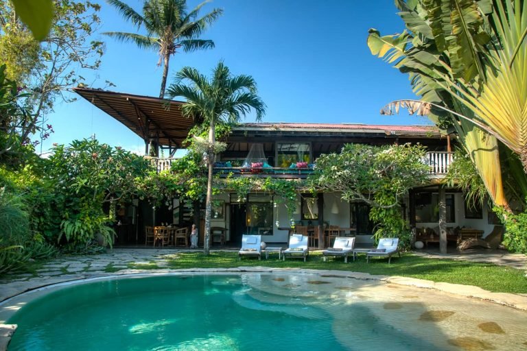 Sewa villa private pool di Bali - Oceanview 4-Bedroom Villa in Brawa, Seminyak – A Tropical Wooden Masterpiece – BVI14202