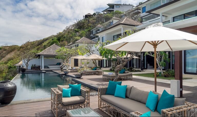 Sewa villa private pool di Bali - 5-Bedroom Cliffside Luxury Villa with Ocean View, Private Spa & Infinity Pool – Nusa Dua, Bali – BVI18398