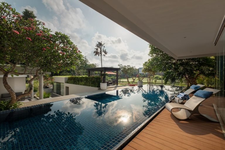 Sewa villa private pool di Bali - Sleek 5BR Luxury Villa in Canggu – Modern Manhattan Style & Lush Garden Setting – BVI19372
