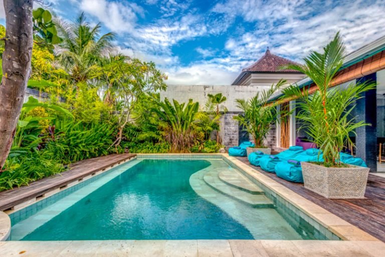 Sewa villa private pool di Bali - Hidden Oasis in Central Seminyak — Modern 4-Bedroom Designer Villa with Private Pool – BVI18510