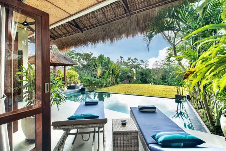 Sewa villa private pool di Bali - 2-Bedroom Urban-Tropical Villa in Canggu – Modern Loft Vibes Meets Bali Jungle Views – BVI20405