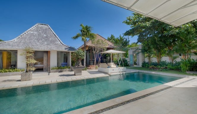 Sewa villa private pool di Bali - Elegant 3-Bedroom Villa with Private Pool and Gazebo in Canggu Bali – BVI21733