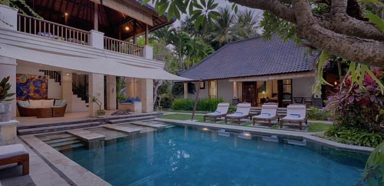 Sewa villa private pool di Bali - 4-Bedroom Villa with Garden View – Near Saba Beach, Gianyar – BVI21716