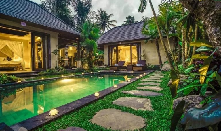 Sewa villa private pool di Bali - 2-Bedroom Villa with Pool & Free Shuttle, Peaceful Stay Near Central Ubud – BVI26451