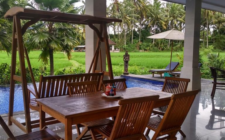 Sewa villa private pool di Bali - 6-Bedroom Private Villa with Ricefield View – BVI28959