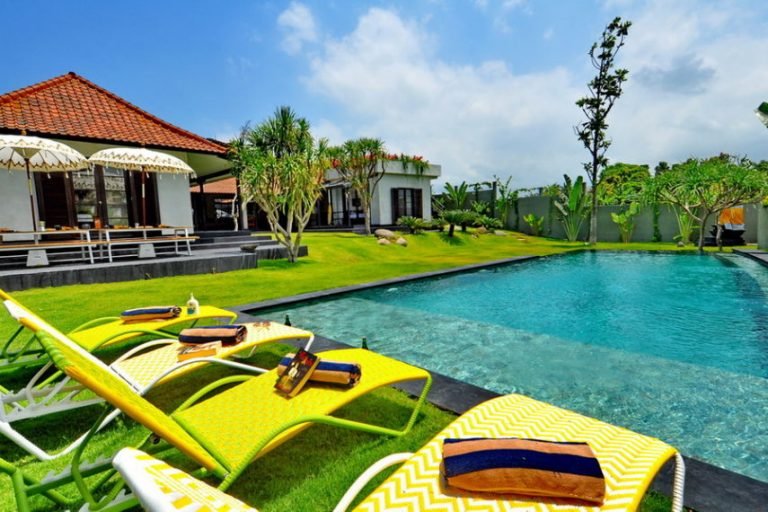 Sewa villa private pool di Bali - Spacious 4-Bedroom Villa in Canggu – Tropical Bliss w/ Pool, Game Room & Rooftop – BVI29229