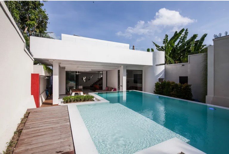 Sewa villa private pool di Bali - Hidden Luxury in Seminyak – Contemporary Villa with Two Private Pools – BVI30034
