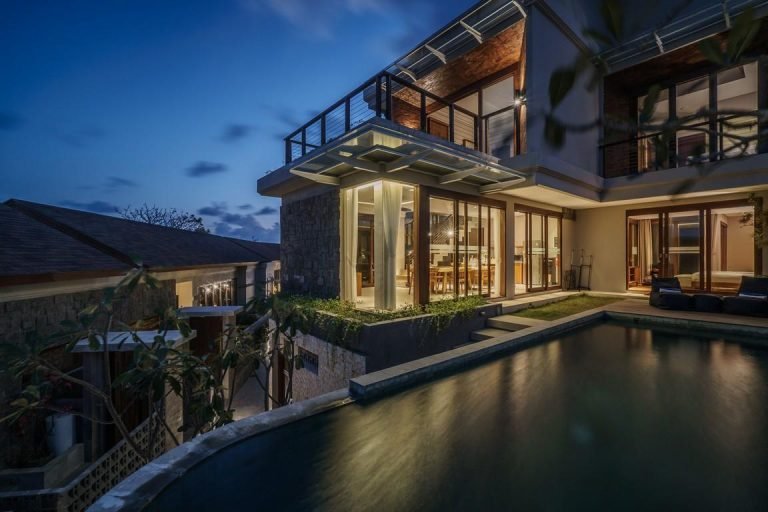 Sewa villa private pool di Bali - Stunning 3-Bedroom Villa with Panoramic Ocean Views in Nusa Dua – BVI30583