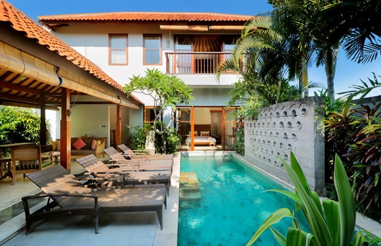 Sewa villa private pool di Bali - Luxury Tropical Living: Escape to Our Two-Bedroom Pool Villa in Canggu – BVI31890