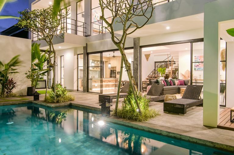 Sewa villa private pool di Bali - 4-Bedroom Private Villa in Central Canggu – Spacious, Chic, and Steps to the Best of Bali – BVI34761