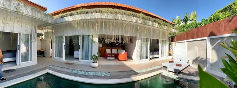 Sewa villa private pool di Bali - Brand New 3-Bedroom Modern Villa in Canggu – Private Pool & Quiet Environment – BVI35834