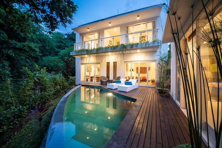 Sewa villa private pool di Bali - Stylish 3-Bedroom Villa in Canggu-Umalas — Jungle Views & Total Tranquility Just Minutes from the Beach – BVI36668