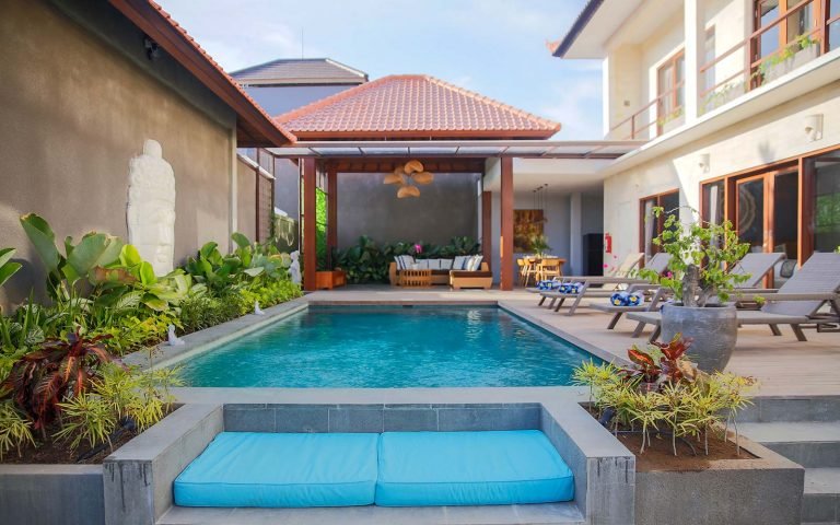 Sewa villa private pool di Bali - Stylish 4-Bedroom Canggu Villa — Walk to the Beach, Cafés & Shops – BVI39481