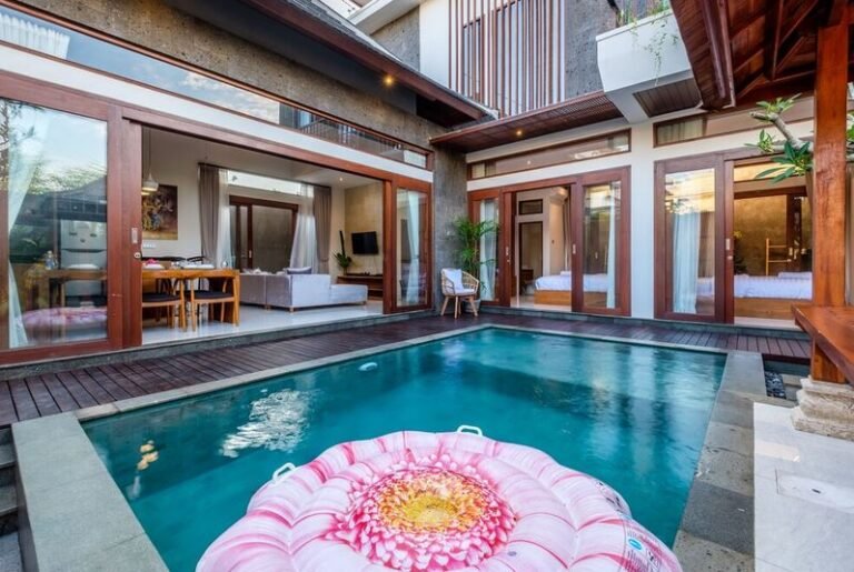 Sewa villa private pool di Bali - Villa & Spa Jimbaran – 3BR Eco-Chic Retreat with Private Pool & Tropical Vibes – BVI45492