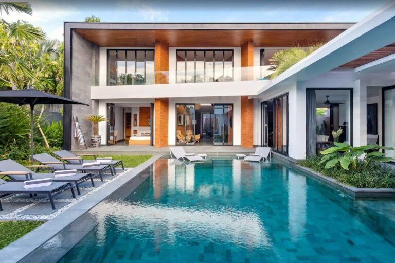 Sewa villa private pool di Bali - Villa BVI46568 –  Luxurious 4-Bedroom Villa with Private Pool in Quiet Kerobokan
