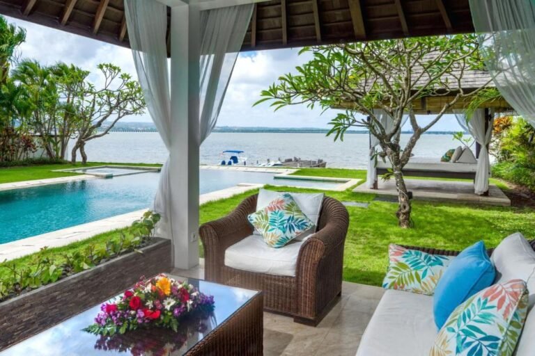 Sewa villa private pool di Bali - 3-Bedroom Waterfront Villa with Sunset Views – Tanjung Benoa, Bali – BVI48275