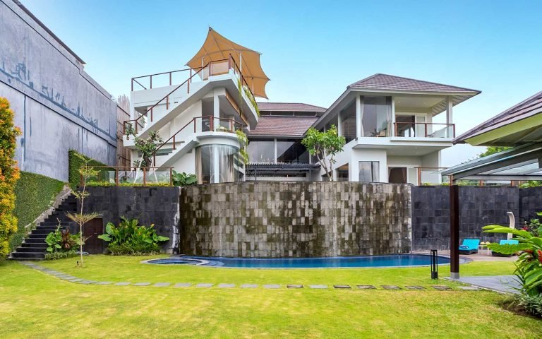 Sewa villa private pool di Bali - Luxury 8-Bedroom Ocean-View Villa in Pererenan – Event-Ready Paradise Near the Beach – BVI49007