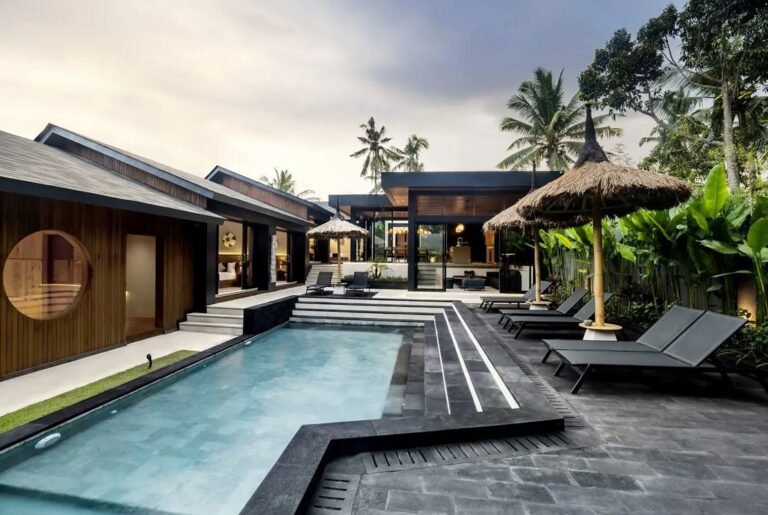 Sewa villa private pool di Bali - 5BR Ubud Villa w/ Sauna, Jungle Views & Infinity Pool – BVI50704