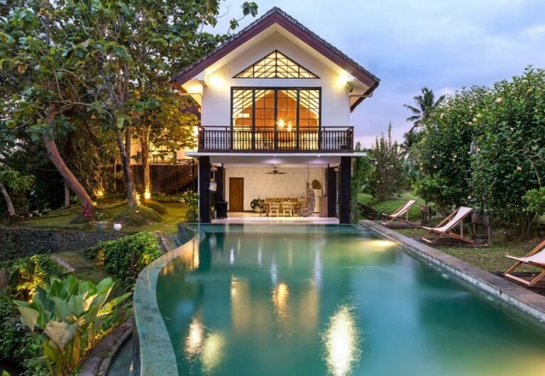 Sewa villa private pool di Bali - Villa Ubud BVI51546 – Elegant 5-Bedroom Villa in Ubud with Rice Field Views