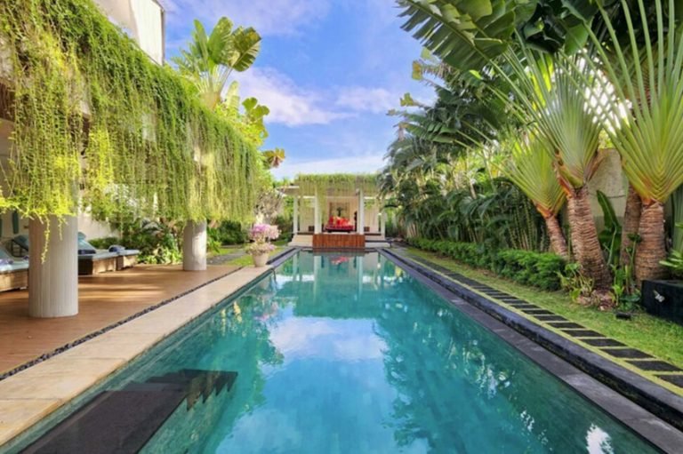 Sewa villa private pool di Bali - Villa 5BR Luxury dengan Private Pool & Garden View di Canggu – BVI54557