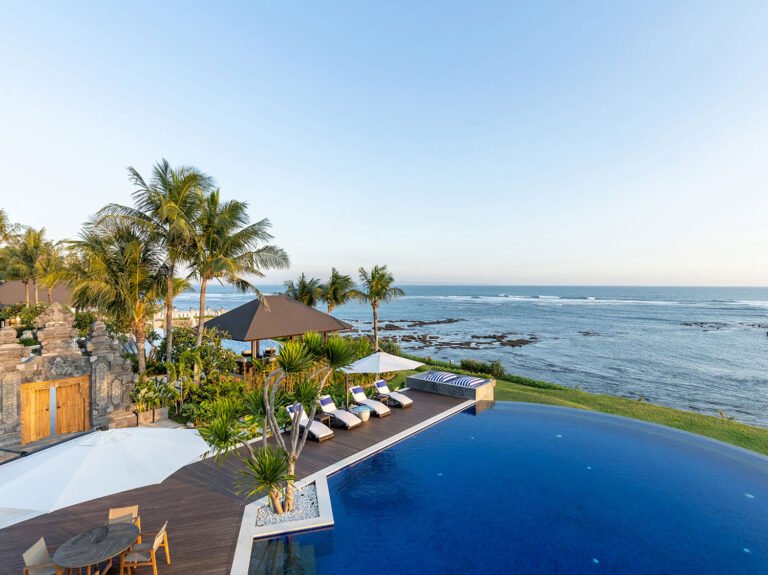 Sewa villa private pool di Bali - Villa 6BR Seafront Luxury dengan Ocean View di Tanah Lot – BVI54740