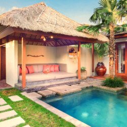 Retret Tropis Modern 2 Kamar Tidur nan Menenangkan di Canggu – BVI55079