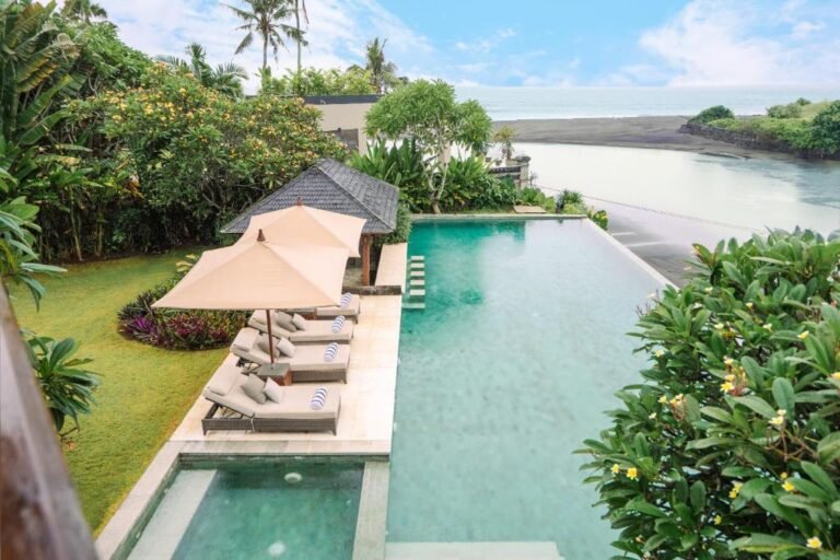 Sewa villa private pool di Bali - Beachfront Escape 4 Kamar di Cemagi Canggu – Villa Private Pool Pinggir Pantai – BVI65955