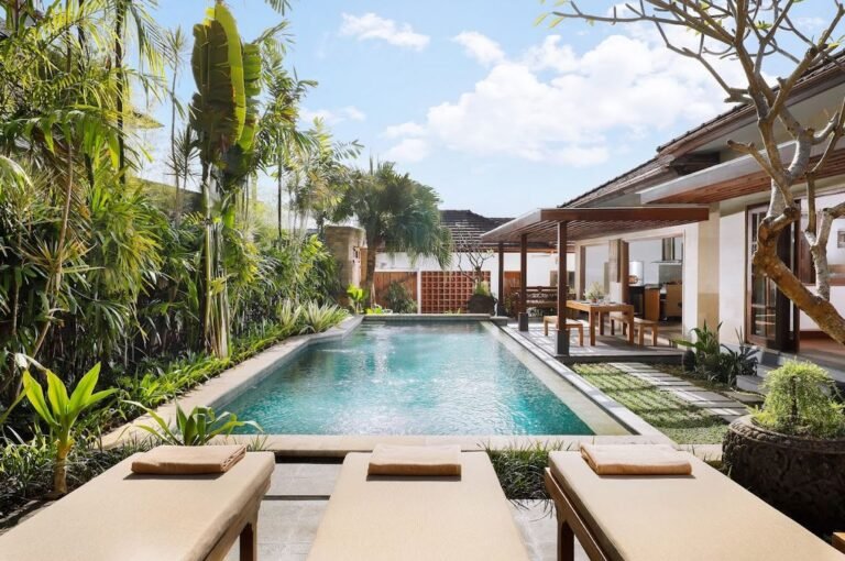 Sewa villa private pool di Bali - Stylish 3 Kamar di Pererenan Canggu – Villa Tropical Modern Nyaman & Tenang – BVI65908