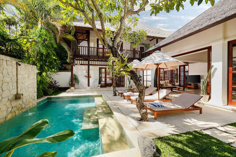 Sewa villa private pool di Bali - Villa Stylish 3 Kamar dengan Private Pool, Walking Distance ke Pantai Jimbaran – BVI66452