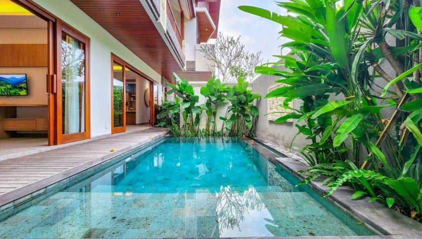 Tropical 3-Bedroom Villa with Private Pool, Walk to Sanur Beach – BVI68058