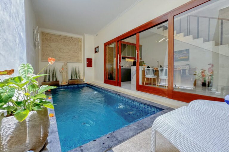 Sewa villa private pool di Bali - Sewa Villa 3 Kamar Tidur Private Pool di Seminyak – Stylish Villa BVI71335